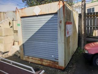 Large Portable Dangerous Goods Shed and Contents