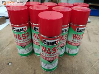 10x ChemZ Wasp Weld Anti Spatter Spray Cans