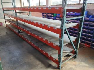 2 Bays of Industrial Shelving / Pallet Racking