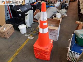 9 x Road Cones