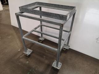 Mobile Steel Trolley for Large Plastic Bins