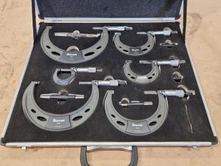 Starrett 6-Piece Outside Micrometer Set