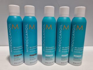 Moroccan Oil Dry Shampoo Sprays, 5x 217mL Bottles