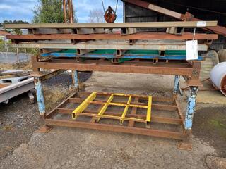 7x Assorted Steel Pallets / Stillage Base Frames