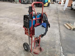 Miller Maxstar 200 DX TIG Welder w/ Gas Bottle Trolley & Cabling