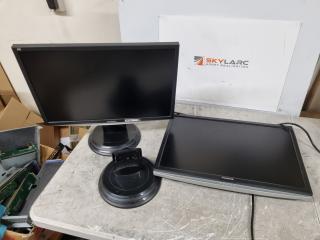 2x ViewSonic 22" LCD Monitors