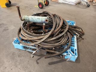 Pallet of Hydraulic Hoses
