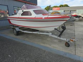 Steadecraft Fiberglass Boat with 100hp Mariner Outboard