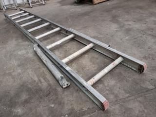 Aluminium Scaffolding Ladder - 3m Long