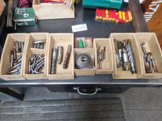 Large Lot of Milling Tooling 