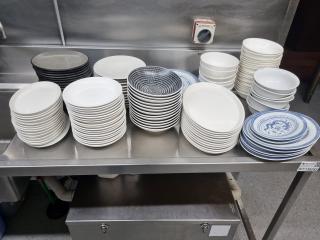 Large Lot of Plates Etc