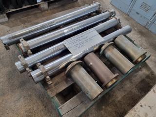 Pallet of Chrome Tubes w/ Brass Sliding Guide Bushings