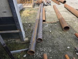 3 x Lengths of Large Diameter Steel Pipe 