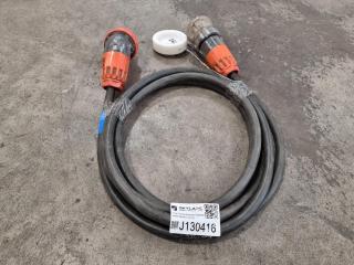 4.7M 32Amp 500V 50Hz 3 Phase Extension Lead