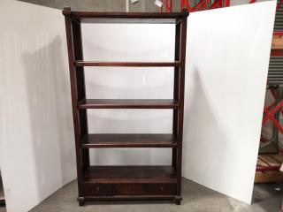 Stylish Wooden Bookshelf Display Shelf Unit