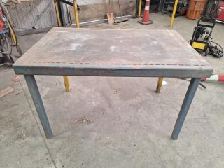 Heavy Steel Workshop Table