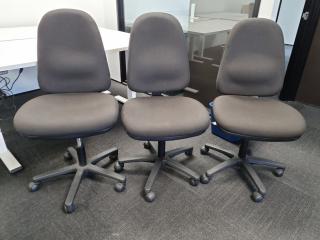 3x Adjustable Gas-lift Desk Chairs