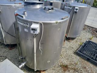 Single Skin Stainless Steel Tank 1000L