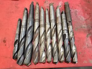 10 Morse Taper Drill Bits 