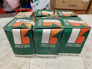 Kralinator and Sakura oil filters mixed lot