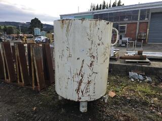 Double Skin Jacketed Steel Tank with Mixer Blades
