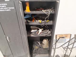 Cabinet with Electrical Components 