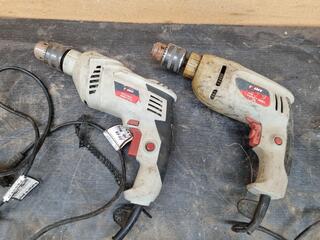 2x Icon Corded Impact Drills