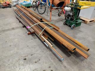 Mixed Steel Pipe and Box Section Offcuts