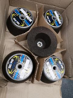 5x Scorpio 130mm Grinding Cup Wheels