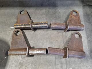 4x Heavy Steel Custom Lifting Eye Assemblies