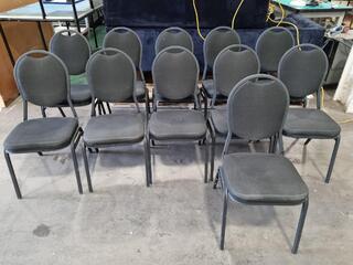 11x Stacking Office Chairs