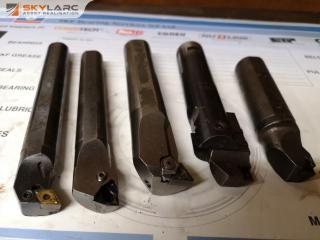 5x Assorted Milling Boring Bars