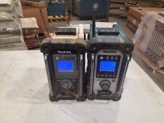 Pair of Makita Job-Site Radios