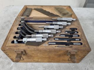 NSK & Mitutoyo Micrometer Set, 0-150mm