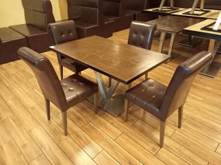 Cafe Table and Four Chairs