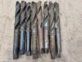 8x Assorted Drills w/ Morse No.4 Shanks