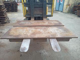 2 x Plate Steel Pallets