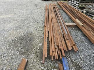 Large Lot of Solid Square Steel Bar