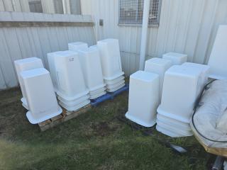 Large Lot of Boat Seat Pedestals