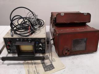 Vintage Ultrasonic Flaw Detector USL32 by Krautkramer