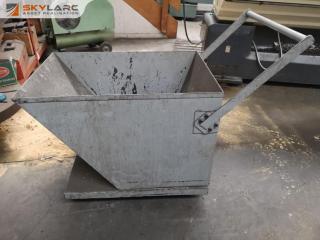 Industrial Mobile Scrap Metal Tilting Bin