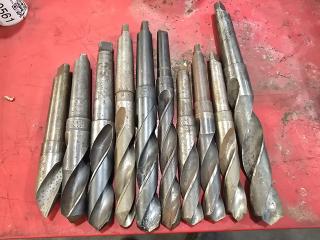 10 Morse Taper Drill Bits 