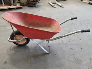 All Metal Wheelbarrel