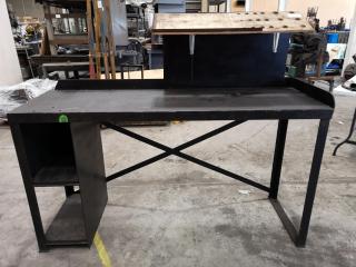 Steel Topped Workbench w/ Storage