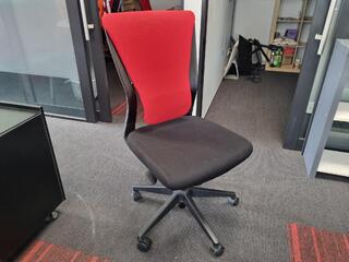 Stylish Red/Black Office Desk Chair