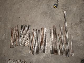 A Lot Of Used Concrete Drill Bits