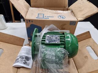 WEG W22 Electric Motor 1.1kW 3 Phase Electric Motor, as New