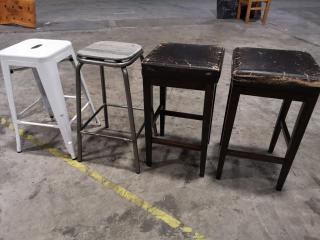 4x Assorted Bar Stools