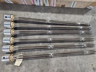 6x Industrial Electricsl Heating Elements, 400V, 16,600W each