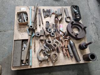 Assorted Vintage Lathe Tooling, Reamers, Thread Taps, & More